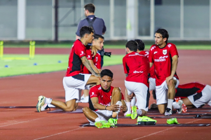Timnas Indonesia Gelar Latihan Jelang Laga Penting Kontra China