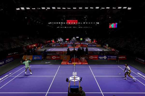 Suasana Istora Senayan Jelang Indonesia Open 2025