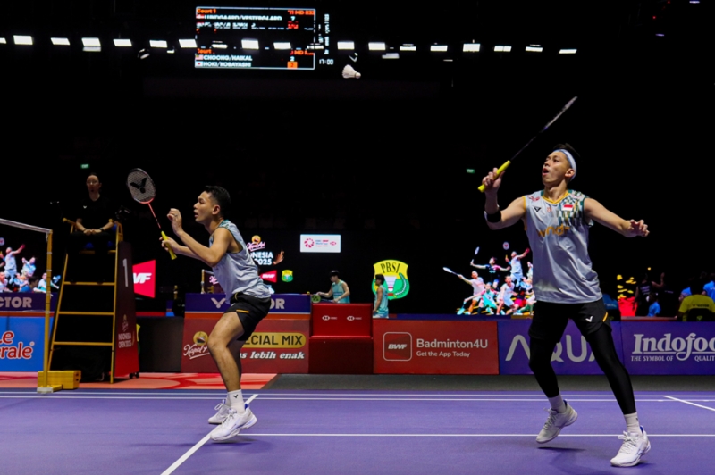 Fajar/Rian di Indonesia Open 2025