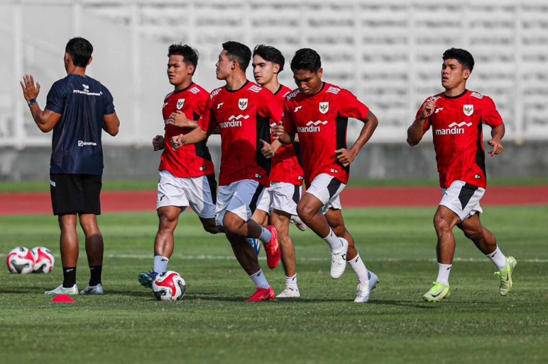 Latihan Perdana Timnas Indonesia U-23 Jelang Piala AFF 2025