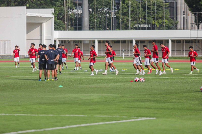 Latihan Perdana Timnas Indonesia U-23 Jelang Piala AFF 2025
