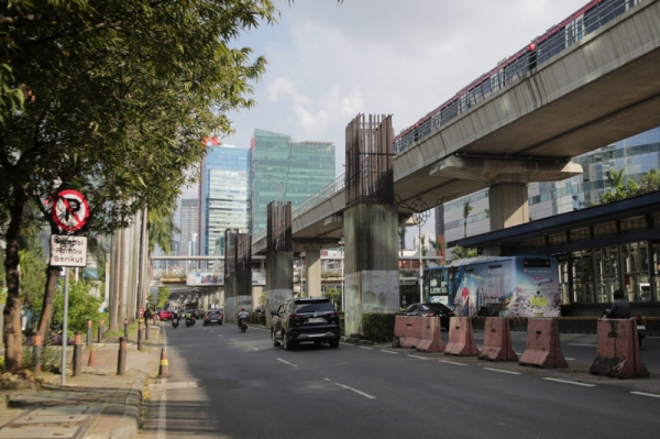 90 Tiang Monorel di Rasuna Said Jadi Sorotan, Pemprov DKI Siapkan Penertiban