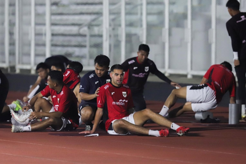 Mengintip Latihan Timnas Indonesia U-23 Jelang Piala AFF 2025