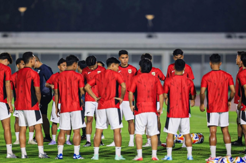 Latihan Timnas Indonesia U-23