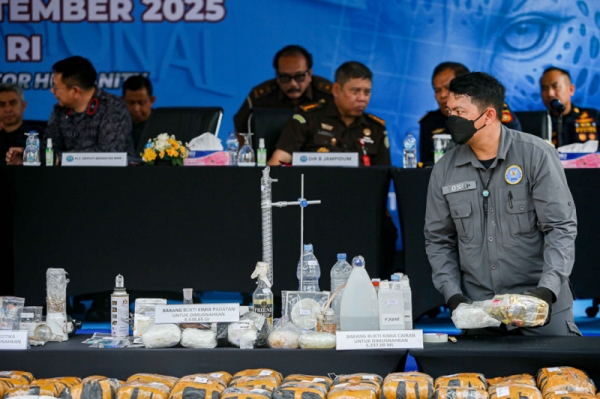 BNN Lumpuhkan 11 Jaringan Narkoba, Sita 503 Kg Barang Bukti