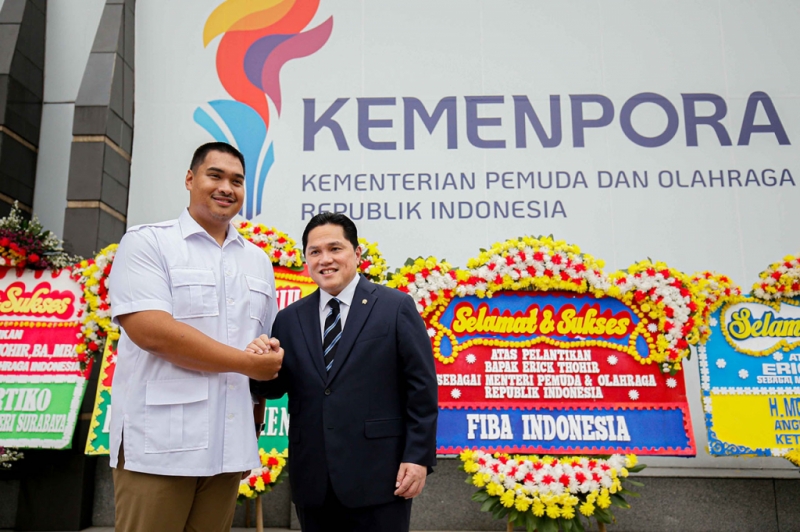 Erick Thohir Resmi Gantikan Dito Ariotedjo sebagai Menpora RI