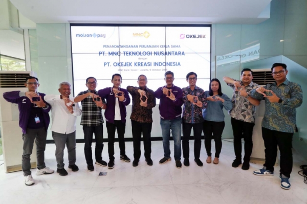 MNC Kapital dan Okejek Luncurkan Dompet Digital OKEPay by MotionPay