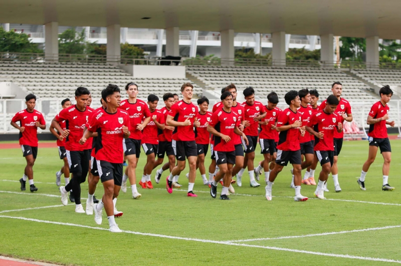 Latihan Timnas Indonesia U-22 Jelang SEA Games 2025