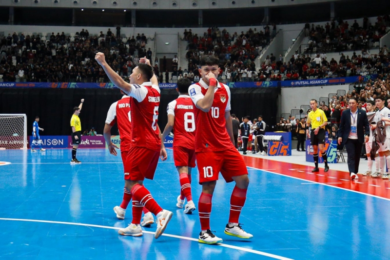 Taklukkan Kirgistan 5-3, Timnas Futsal Indonesia Lolos ke Perempatfinal