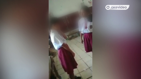Beredar Video Bocah SD Tampar Temannya di Kelas : Okezone Video->