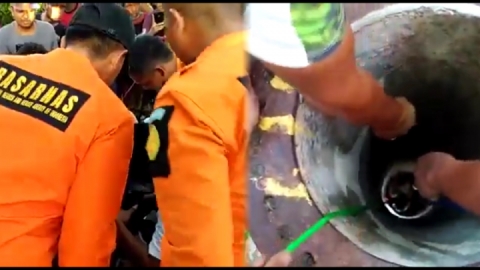 Bocah Jatuh ke Lubang Paku Bumi 32 Meter, Evakuasi Berlangsung Dramatis  : Okezone Video