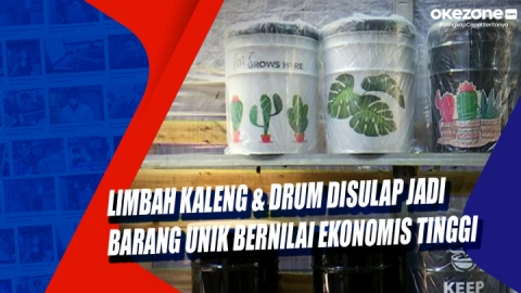 Limbah Kaleng & Drum Disulap Jadi Barang Unik Bernilai Ekonomis Tinggi 3.2 : Video Okezone Economy - Vimarsana News