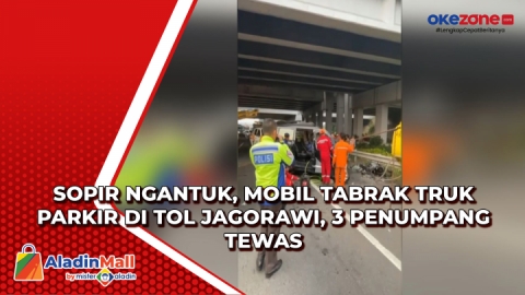 Sopir Ngantuk, Mobil Tabrak Truk Parkir Di Tol Jagorawi, 3 Penumpang ...