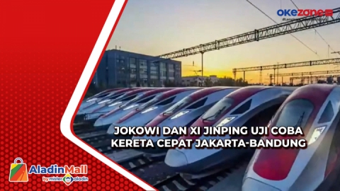 Momen Presiden Jokowi Dan Xi Jinping Uji Coba Kereta Cepat Jakarta ...