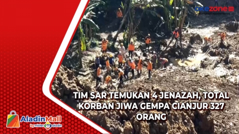 Tim SAR Kembali Temukan 4 Jenazah, Total Korban Jiwa Gempa Cianjur 327 ...