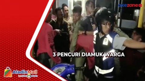 3 Pencuri Diamuk Warga Di Lumajang, Tertangkap Basah Bobol Toko ...