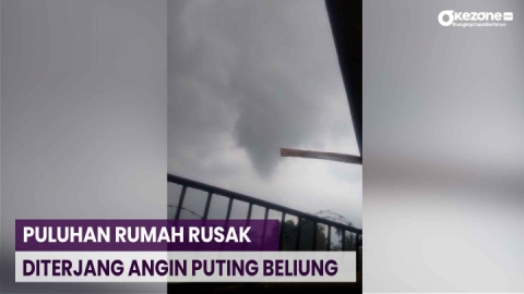 Warga Rekam Detik-Detik Terbentuknya Angin Puting Beliung Yang Landa ...