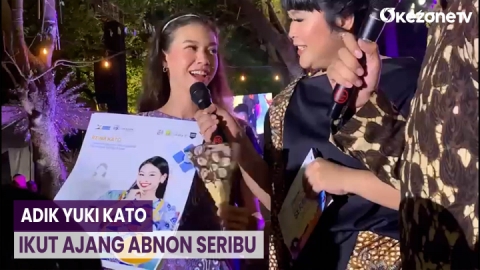 Yuki Kato Senang Adiknya Jadi Juara Favorit Abang None Kepulauan Seribu 2023