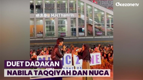 Nabila Taqqiyah dan Nuca Duet Dadakan di Music Zone