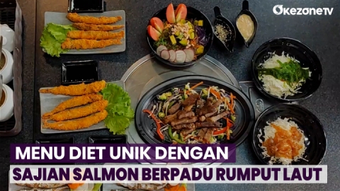 Kenikmatan Sajian Salad dengan Perpaduan Rumput Laut, Acar Ubur-ubur