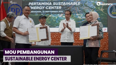 Bangun Sustainable Energy Center, Jokowi Saksikan Penandatanganan MoU ...