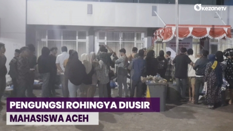 Ratusan Pengungsi Rohingya Diusir Mahasiswa Aceh : Okezone Video