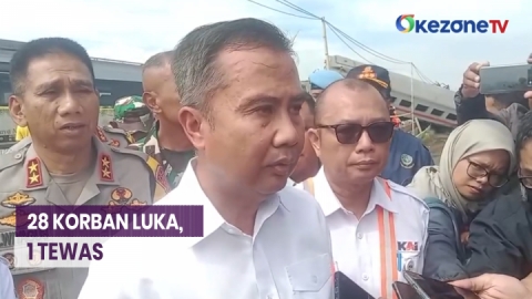 Tabrakan KA di Cicalengka, Pj Gubernur Jawa Barat: 28 Korban Luka, 1 Tewas