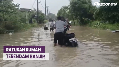 Diguyur Hujan Deras, Ratusan Rumah Di Kabupaten Bekasi Terendam Banjir ...