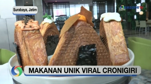 Makanan Unik Cronigiri, Olahan Pastri Mirip Onigiri