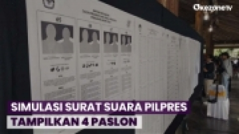 Simulasi Surat Suara Pilpres Tampilkan 4 Paslon, PDIP Solo: Yang 1 ...