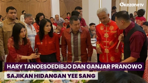 Dinner Imlek, Hary Tanoesoedibjo Dan Ganjar Pranowo Sajikan Hidangan Yee Sang : Okezone Video