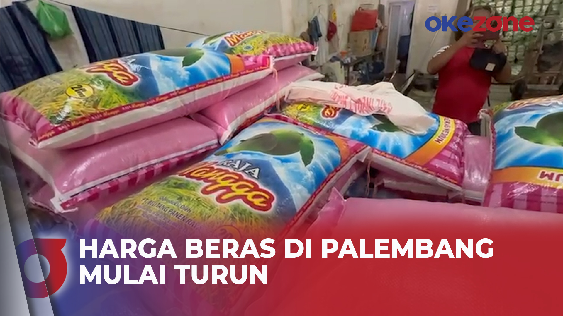 Harga Beras di Palembang, Sumatera Selatan Mulai Menurun : Okezone Video