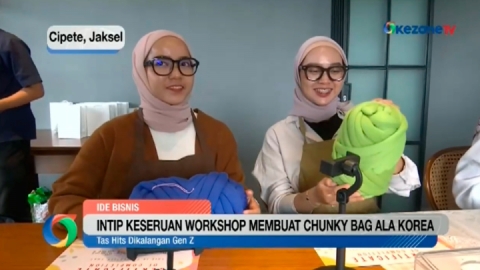 Intip Keseruan Workshop Membuat Chunky Bag ala Korea