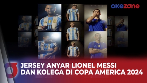 Tampil Elegan Timnas Argentina Rilis Jersey Anyar Untuk Copa America 2024 Okezone Video