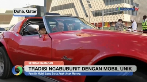 Tradisi Ngabuburit dengan Mobil Unik di Qatar