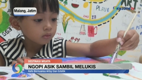 Ngopi Asyik Sambil Melukis di Malang : Okezone Video