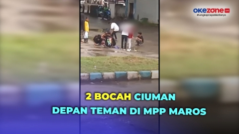Viral 2 Bocah Ciuman Depan Teman di MPP Maros, Pemkab Telusuri : Okezone Video