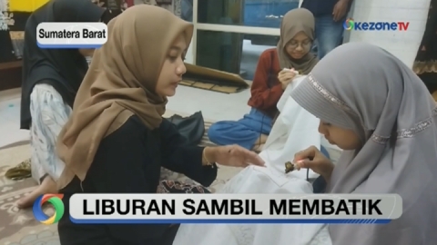 Serunya Liburan Sekolah Sambil Membatik