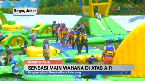 Serunya Bermain Wahana di Atas Air di Bogor 