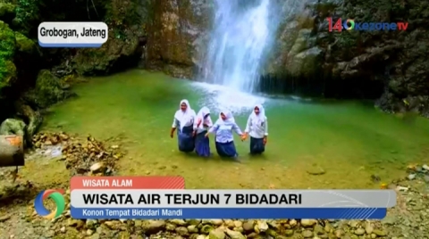 Panorama Keindahan Wisata Air Terjun 7 Bidadari di Grobogan