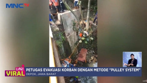 Pria di Depok Terjatuh ke Sungai saat Ambil Jaket