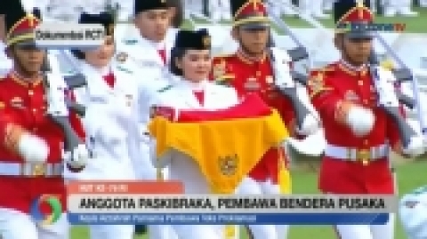 Kachina Ozora, Pembawa Bendera Pusaka pada Upacara HUT ke 79 RI di IKN