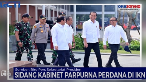 Presiden Jokowi Kembali Berkantor di IKN Jelang Sidang Kabinet