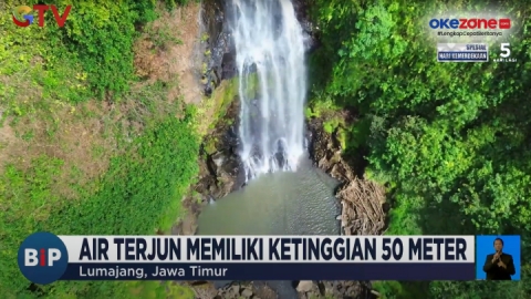 Air Terjun Trap Sewu di Lumajang Punya Ketinggian 50 Meter