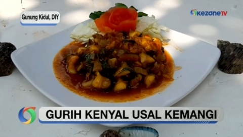 Gurih Kenyal, Usal Kemangi Menu Andalan Kedai di Pesisir Gunungkidul