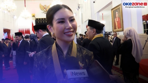 Wamenparekraf Angela Tanoesoedibjo Terima Bintang Jasa Utama dari Presiden Jokowi