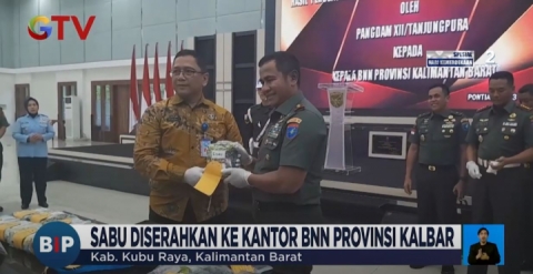 Anggota TNI Berhasil Gagalkan Pencurian Sabu Seberat 10,54 Kilogram di Kabupaten Kubu Raya