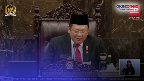 Bamsoet Lempar Pantun ke Prabowo-Gibran di Sidang Tahunan MPR 2024