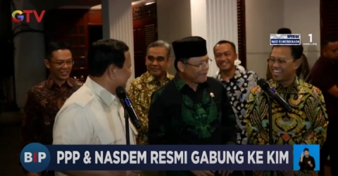 Giliran PPP dan Nasdem Gabung ke KIM Plus