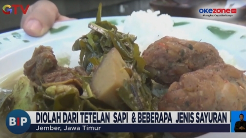 Nasi Gudul Khas Jember, Diolah dari Tetelan Sapi amp; Beberapa Jenis Sayuran